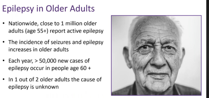 Seizure Control Effectiveness in Older Patients