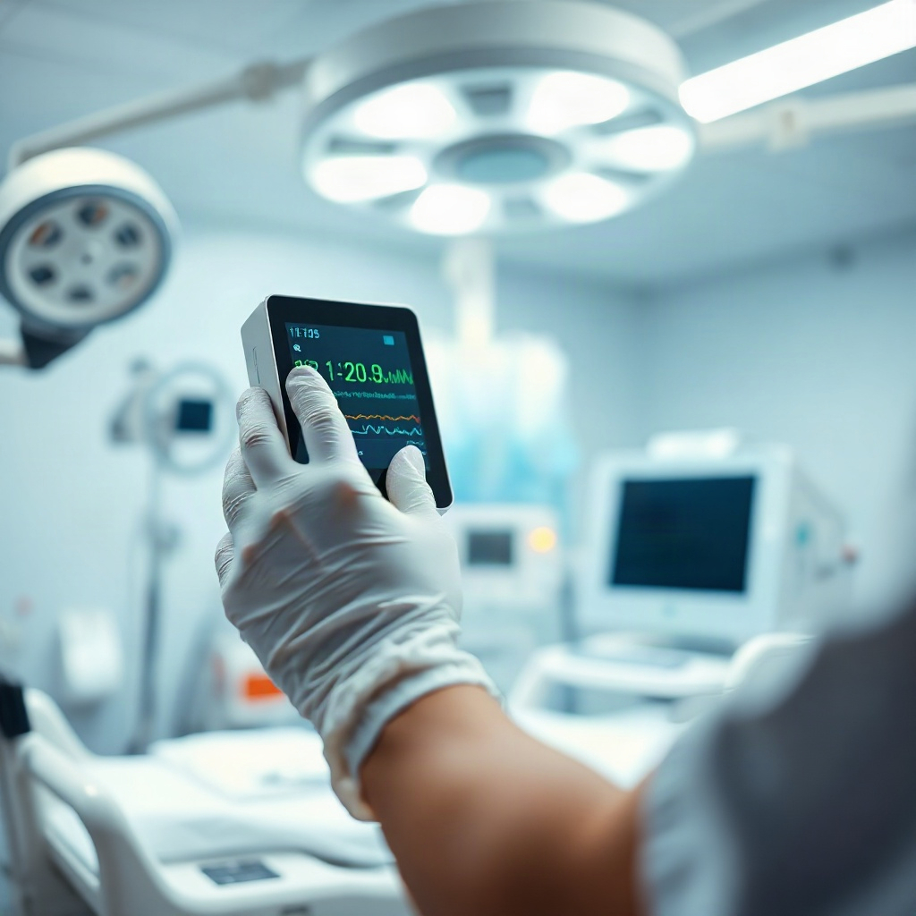 Hospital monitoring room where patients are closely observed after a CAR-T infusion